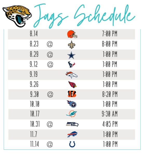 Football schedule