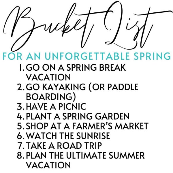 Spring bucket list
